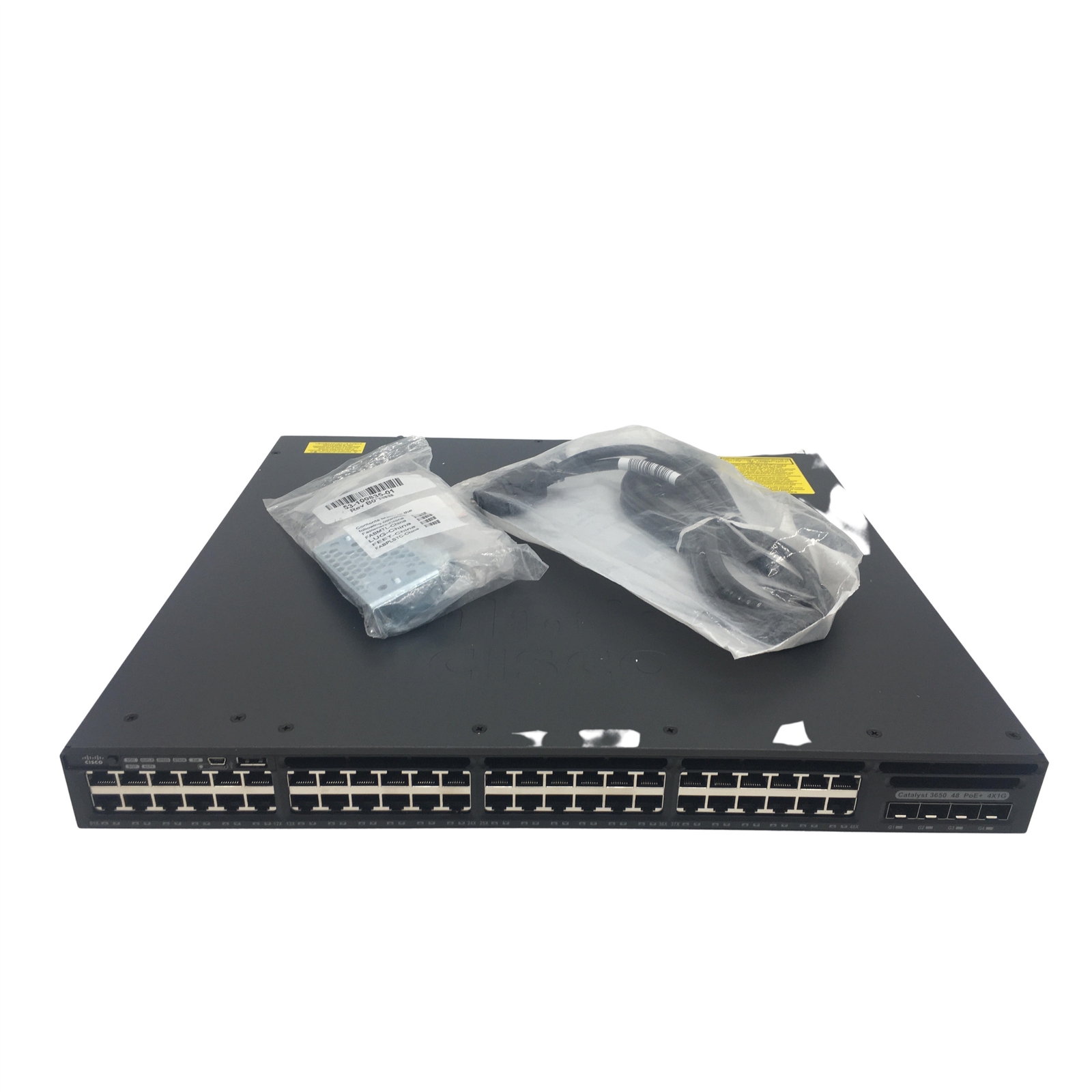 CISCO WS-C3650-48FS-E Catalyst 3650 48 Port Full PoE 4x1G Uplink IP Services