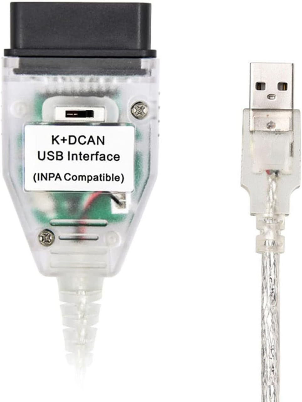 K+CAN K+DCAN Car Diagnostic Scanner Cable OBD USB Interface with Switch for BMW
