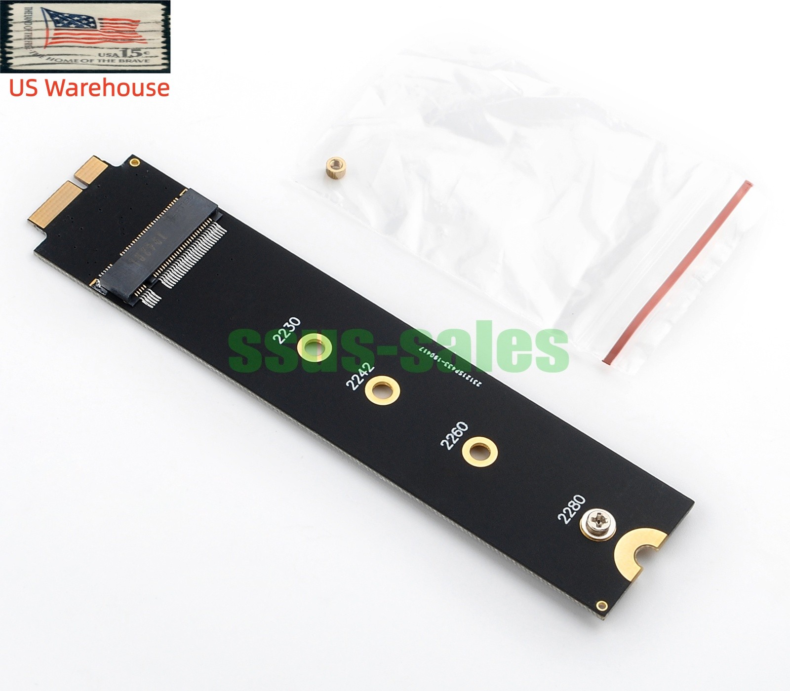M.2 B-Key NGFF to 2010/2011 6+12-pin for Apple Air A1370 A1369 SSD Adapter Card