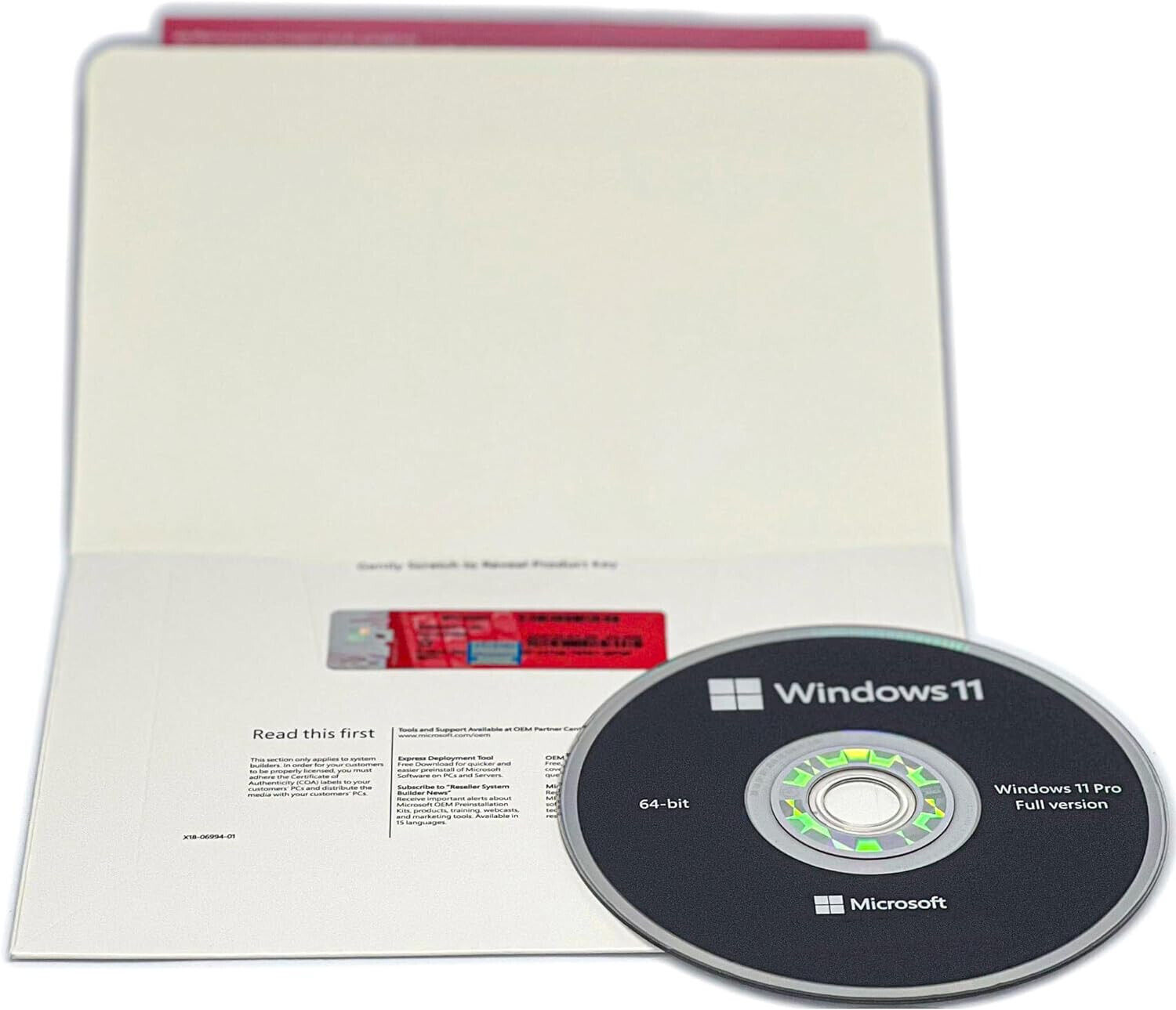 Microsoft Windows 11 Professional 64 Bit Operating System - Full Version Sealed
