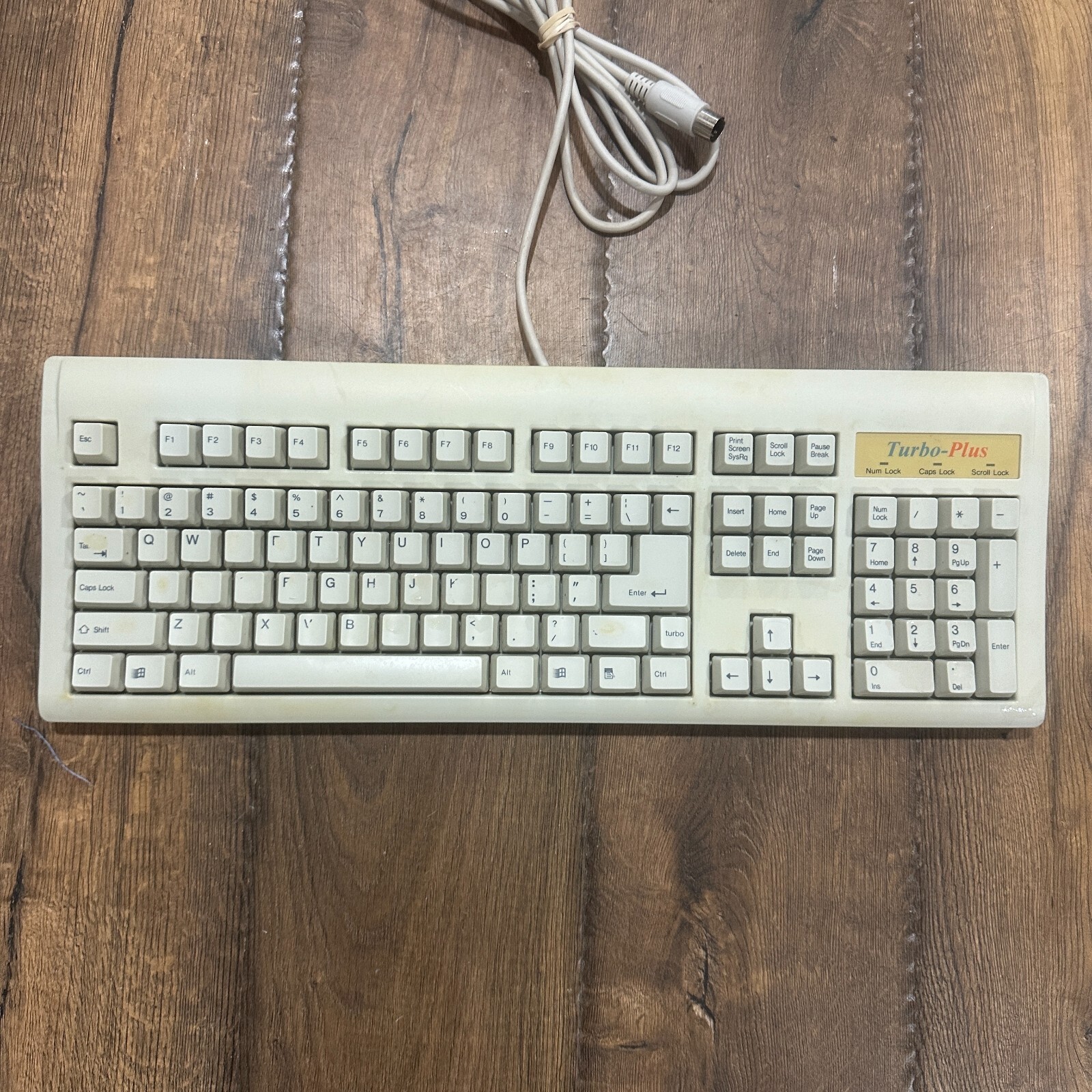 PC CONCEPTS TURBO PLUS Turbo Plus Keyboard BITS6001 PS-2 Keyboard, WORKING