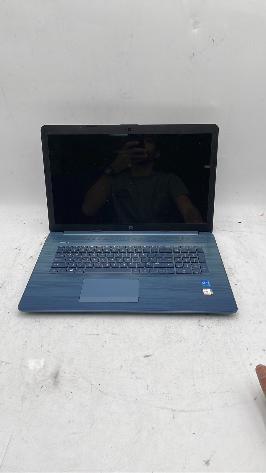 HP 17-by Series Intel Core i5 11th Gen Iris Xe Graphics 17.3" Laptop Blue