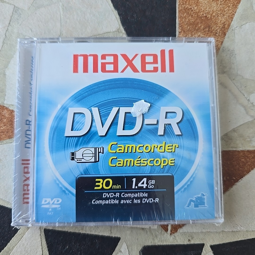 Maxell DVD-R 1.4GB Camcorder - New Sealed