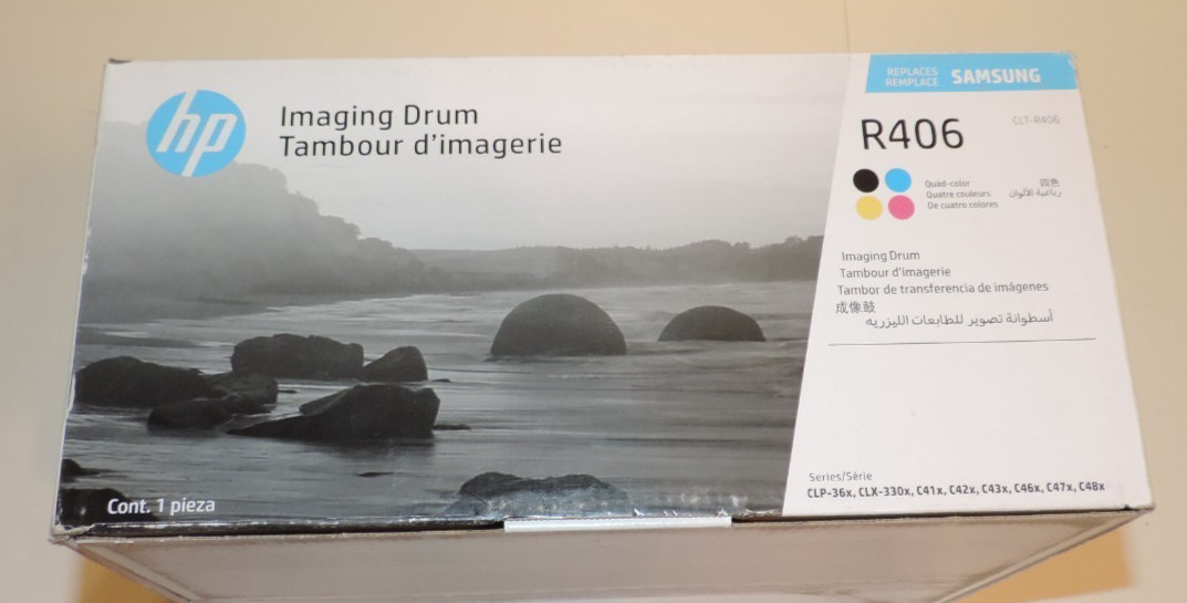 HP R406 REPLACES SAMSUNG QUAD COLOR IMAGING DRUM CLT-R406 SU403