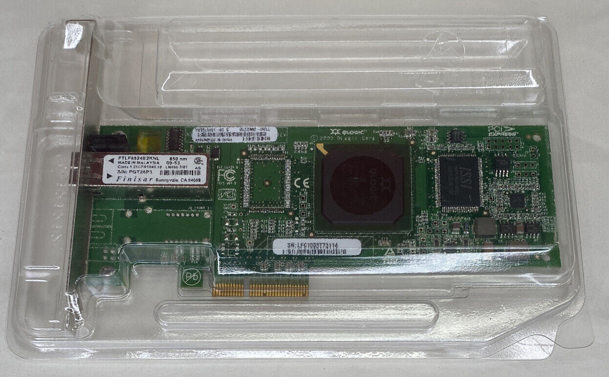 IBM  QLogic 4GB QLE2460 HBA Fibre Channel Card PCI-E FRU 39R6526 39R6592