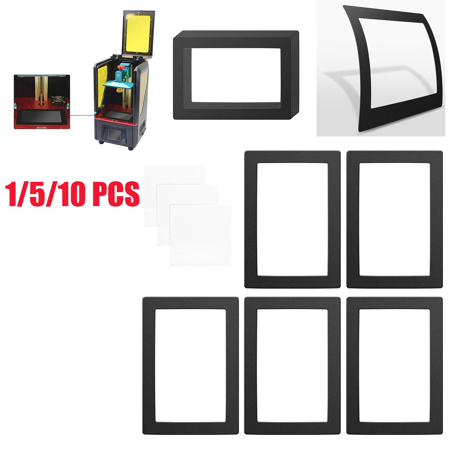 241x171mm FEP Film Protective Cover Dust-proof For ANYCUBIC Photon S 3D Printer