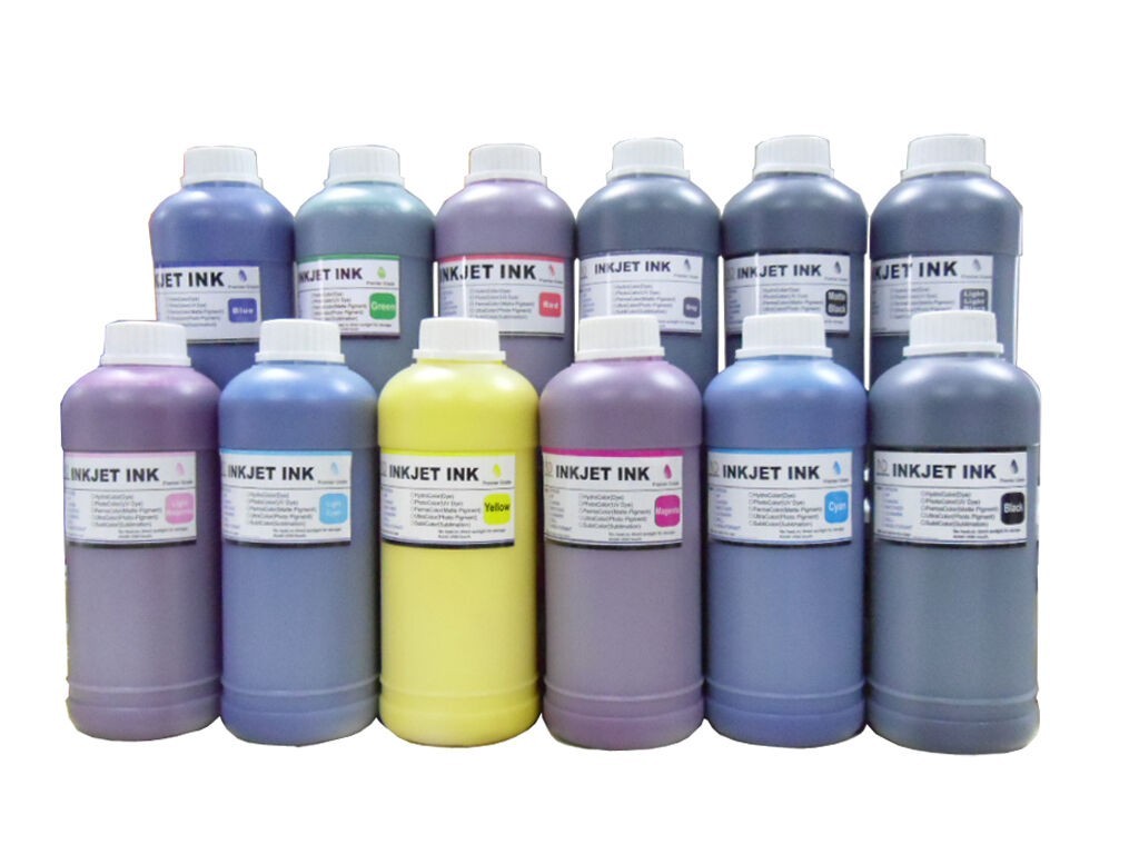 12x500ml ND® Pigment Refill Inks for Epson T44W/T44P/T44H SureColor P7570 P9570