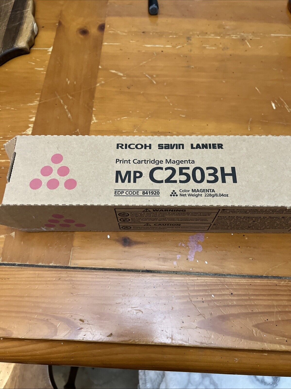 New Genuine Ricoh MP C2503H (841920) Toner Cartridge - Magenta