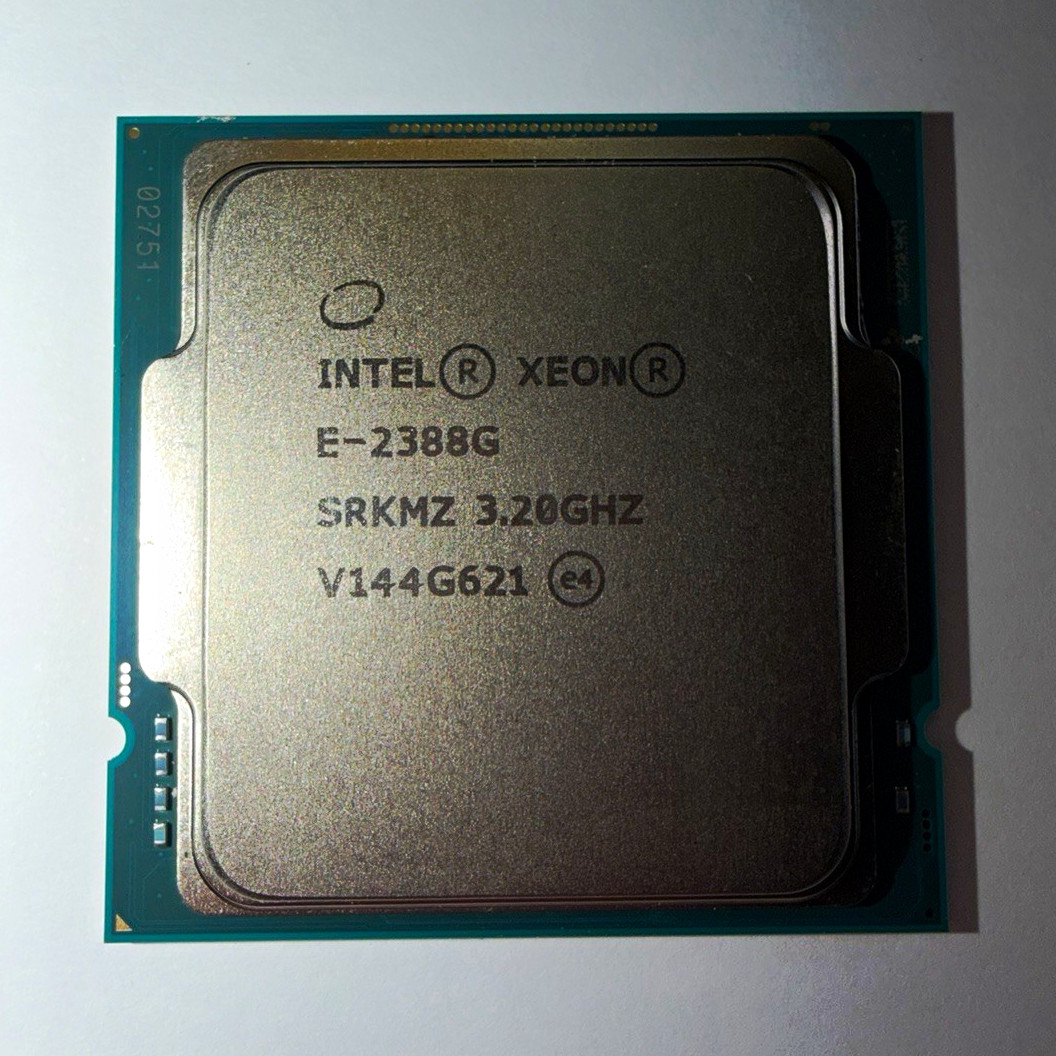 Intel Xeon E-2388G 8-Core 3.20GHz CPU Processor LGA 1151 SRKMZ