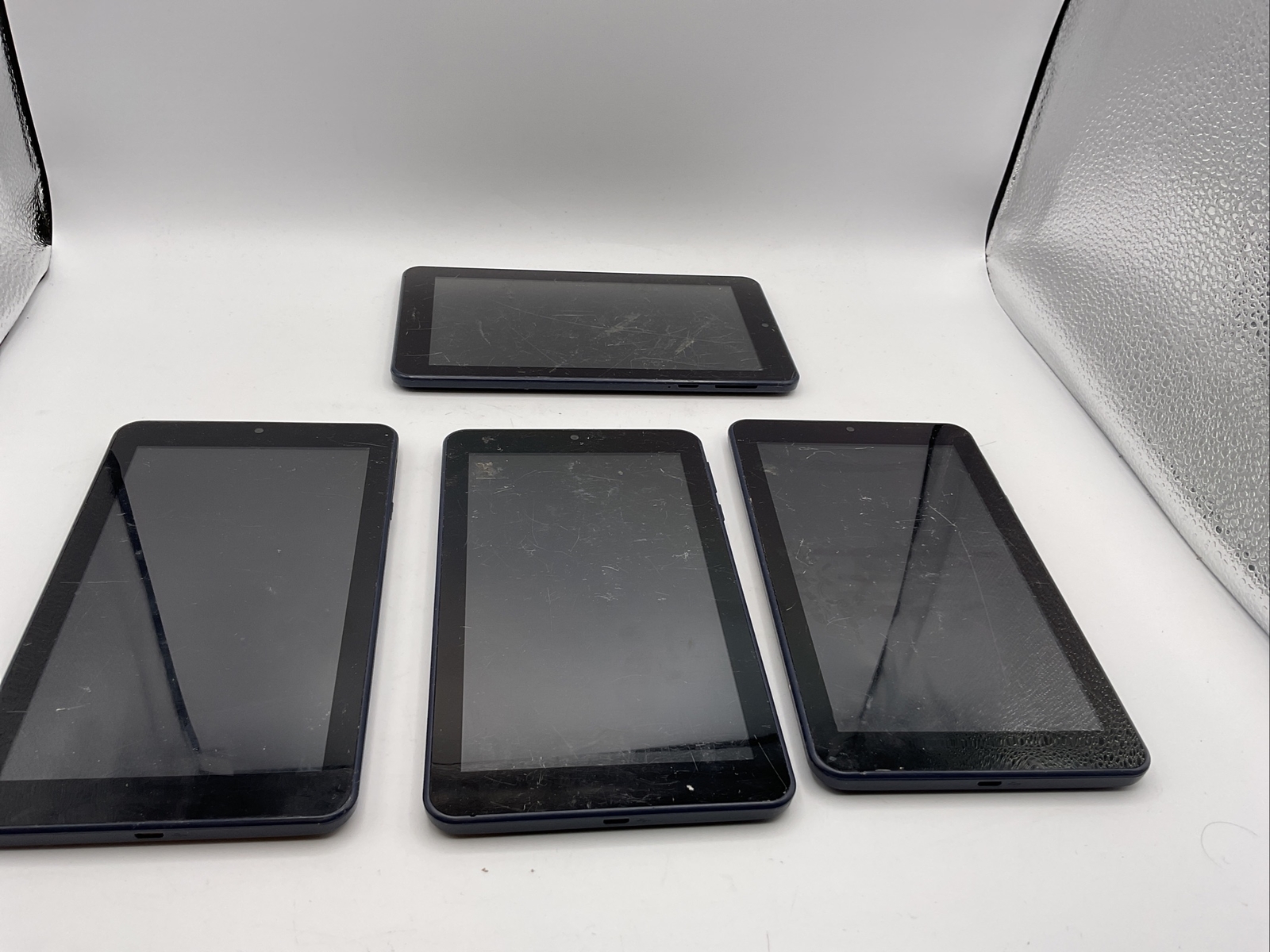 ONN Surf 7" 16GB Gen 2 Tablet 2GB RAM Android 11 2GHz Quad Core lot of 4 AG37