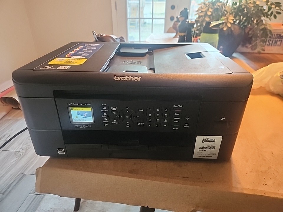 Brother MFC-J1010DW Wireless Color Inkjet All-in-One Printer Used