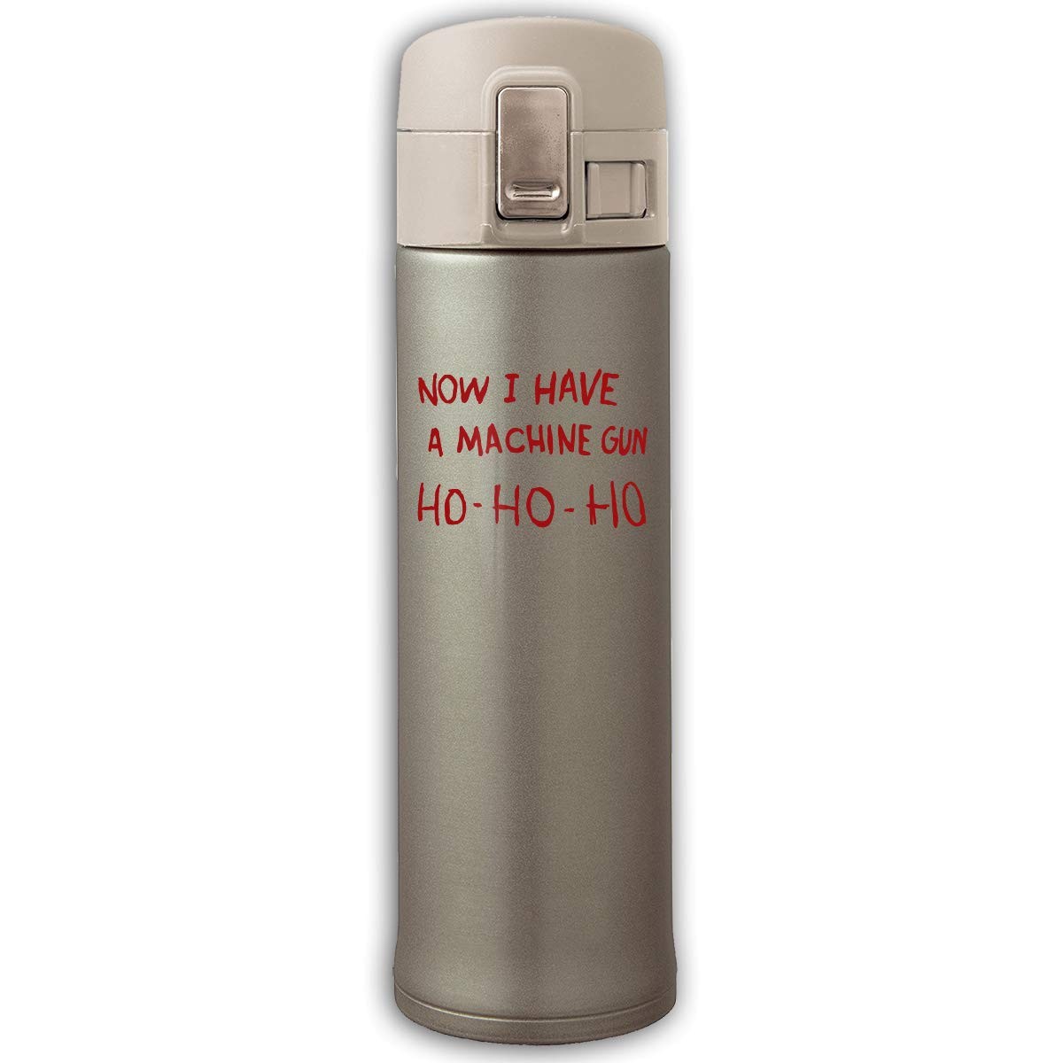 Now I Have A Machine Gun Ho-Ho-Ho Stainless Steel Insulation Cup Spring Lid Insu