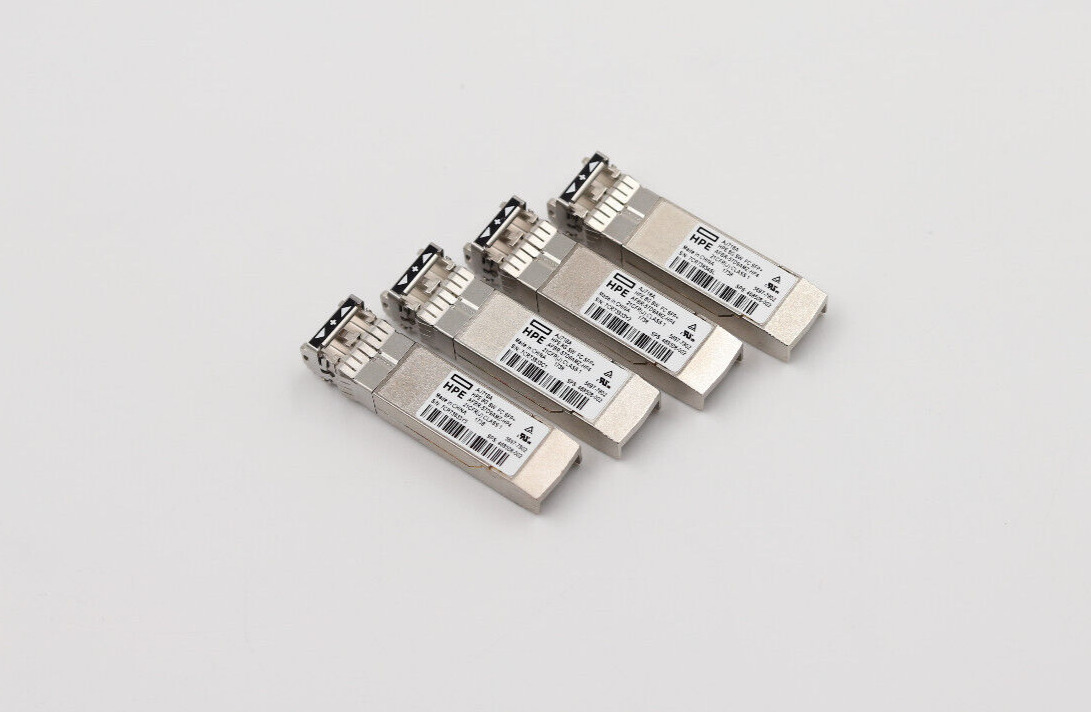 Lot of 4 HP Short Wave 8GB FC SFP+ 850nm Transceiver P/N: 468508-002 Tested