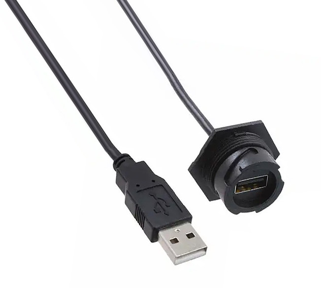 Molex USB 2.0 Type A Plug-to-USB 2.0 Type A Receptacle 847290005