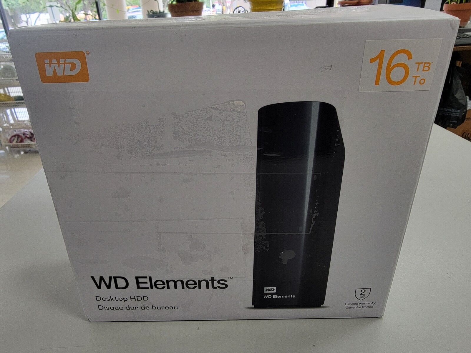 Western Digital 16TB Elements Desktop External Hard Drive