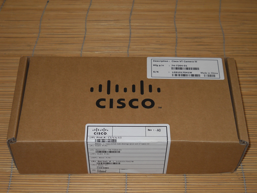 NEW Cisco CUVA-V3 Camera III NEW Original Packaging Unopened