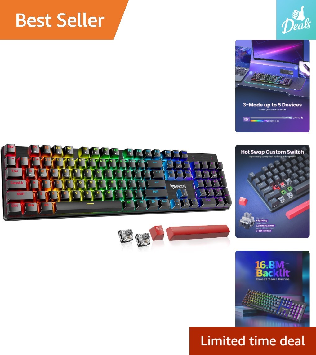 High-Performance K671KS Wireless Gaming Keyboard: Spill-Proof & Programmable