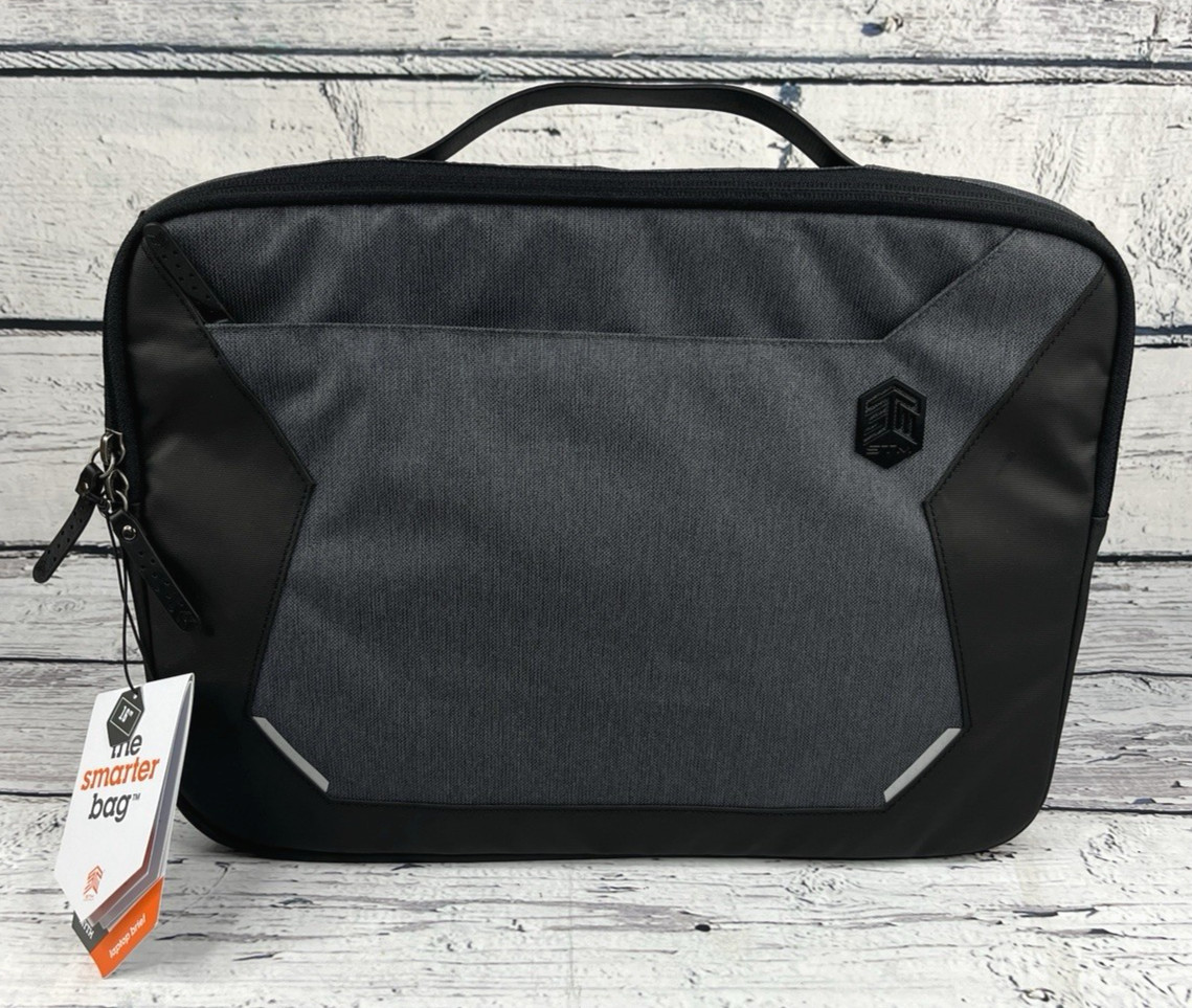 STM Myth Brief 16" Laptop Carry Briefcase Shoulder Bag Case Magnet Black NEW