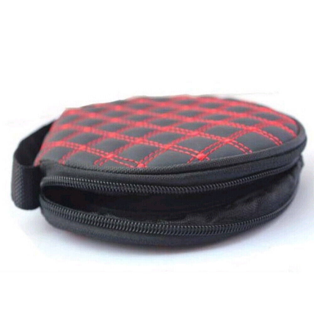  Portable Round Zippered Car/Home 20 CD DVD VCD Disc Holder Wallet Storage Bag