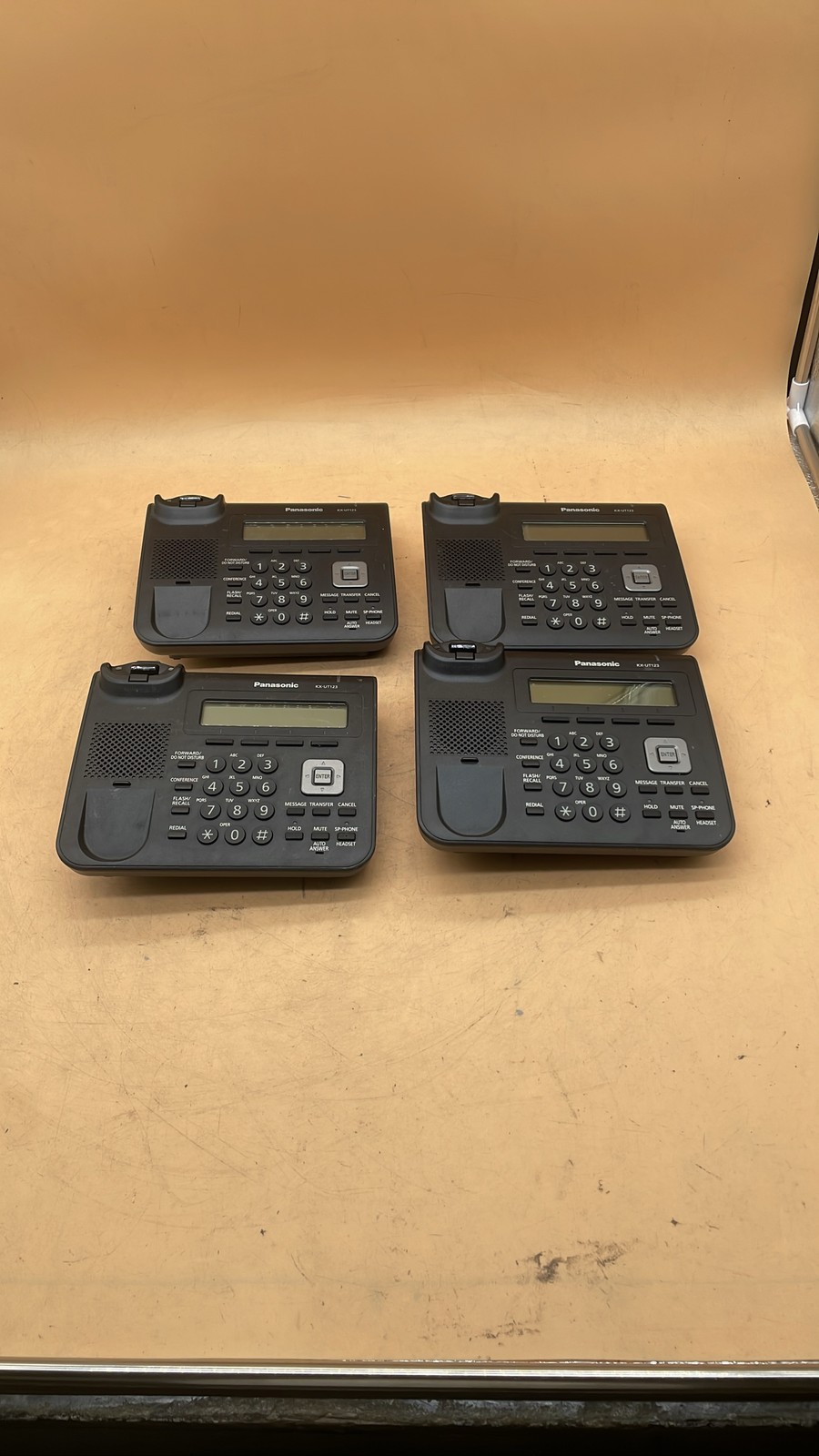 Panasonic KX-UT123-B SIP Business Phone Base Unit Only Office Telephone Lot of 4
