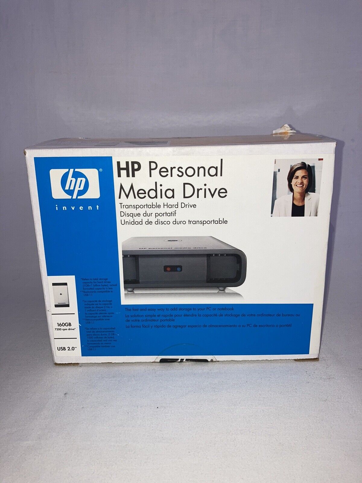 HP Personal Media 160GB USB 2.0 3.5