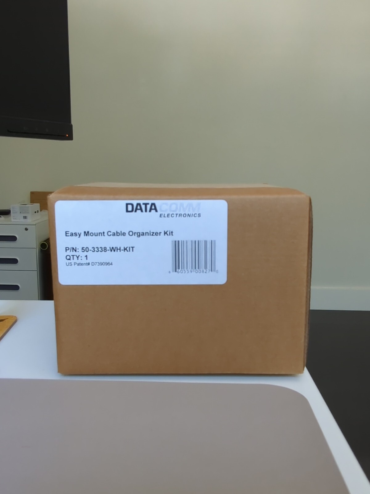 DataComm Easy Mount Cable Organizer Kit (50-3338-WH-KIT)