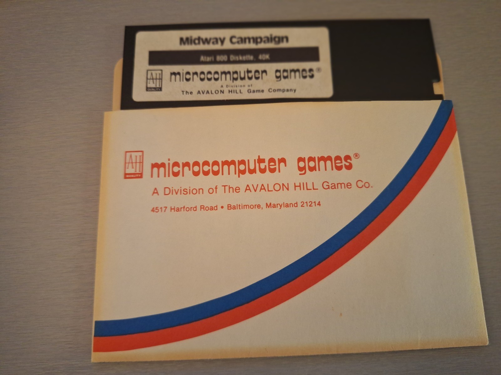 Midway Campaign: Atari Computers, Vintage 1980 Microcomputer Games Avalon Hill