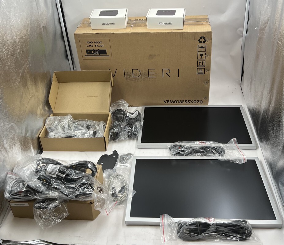 2 PACK VIDERI V2 18.5 INCH SMART DIGITAL INDOOR CANVAS VEM018FSSX070