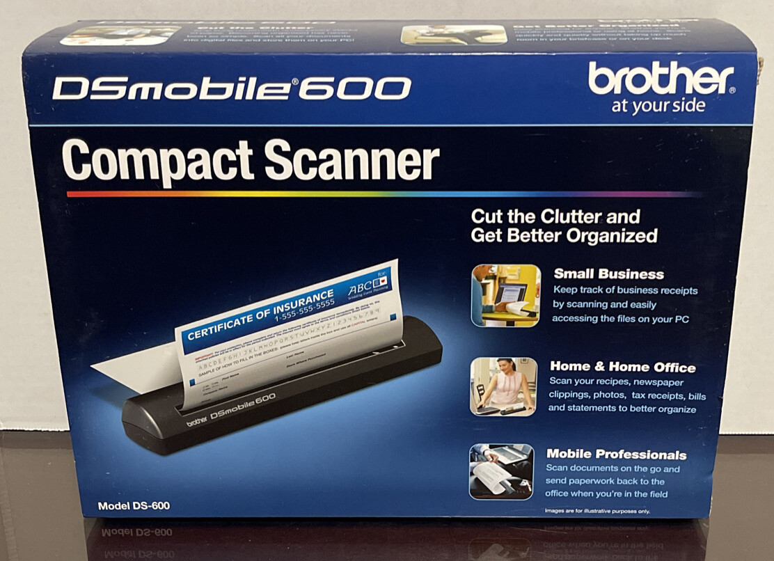 Brother DSmobile DS600 Pass-Through Scanner Sealed Never Been Opened