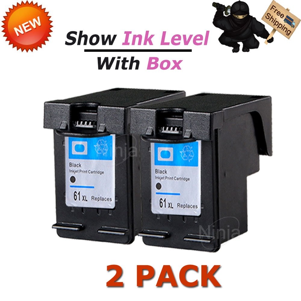 61XL Black Color Ink Cartridge for HP DeskJet 3050 3052A 3054 3510 3511 3516