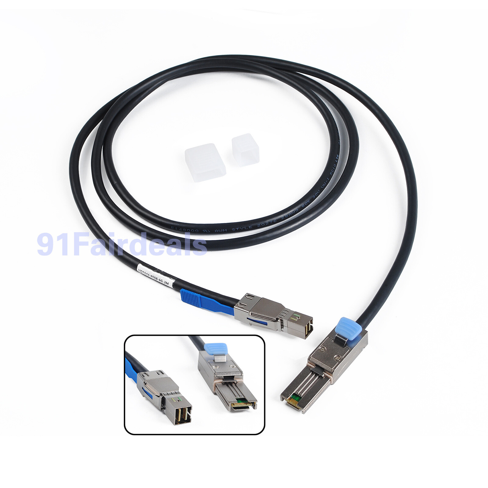 For Dell PowerVault MD1220 External Mini-SAS Cable SFF-8088 To SFF-8644 YJXMR