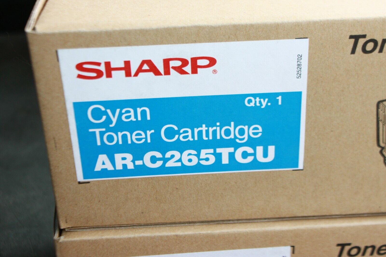 Genuine OEM Sharp AR-C265TCU ( ARC265TCU ) Cyan Toner AR-C260 AR-C172c AR BC 260