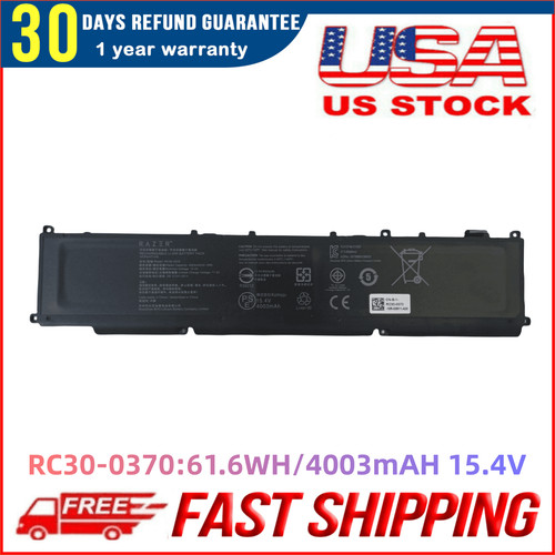 Genuine RZ09-0368 RC30-0370 Battery For Razer Blade Ryzen 14" 2021 2022 Series