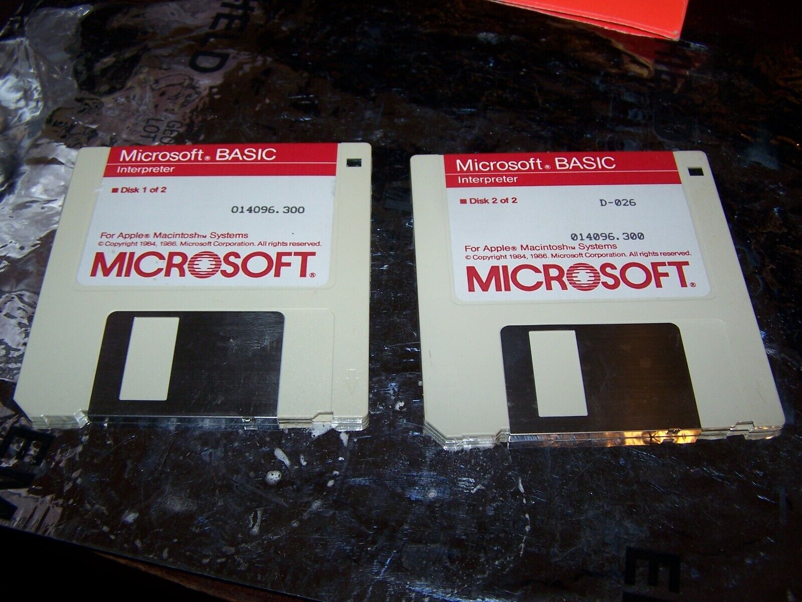 Microsoft BASIC for vintage Macintosh on 400K Disks 1984,86