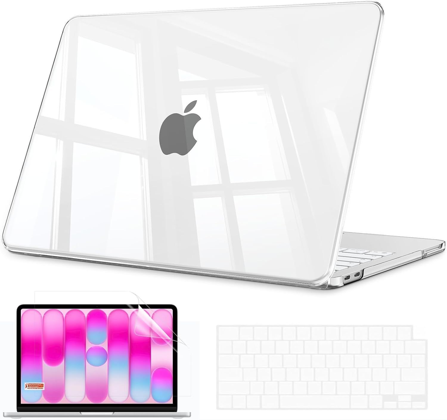 Crystal Clear Case for MacBook Neo 13 inch Model A3404, 2026 Release