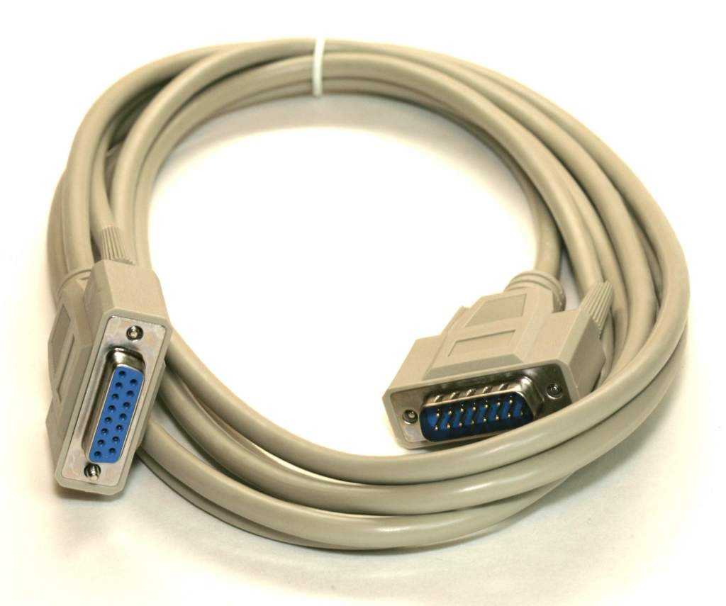 DA15 Extension Cable Male to Female 10FT DB15-M DB15-F