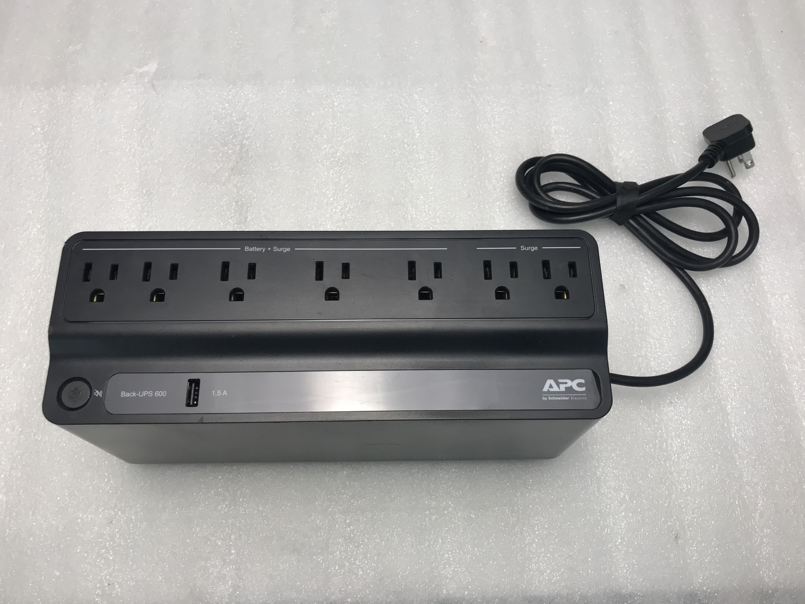 APC Back-UPS 600 BE600M1 600VA 330W Battery Backup & Surge Protector NO BATT