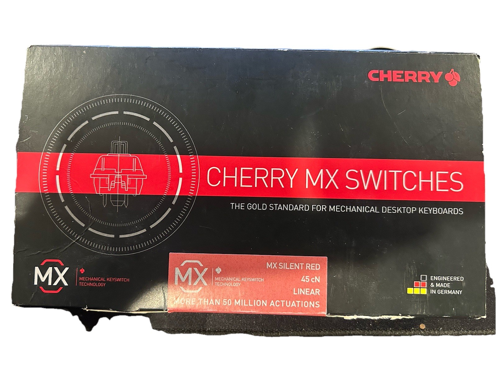 CHERRY MX Silent Red 45cN Linear Switches - 23 pcs DMX3A-L1NA-1A