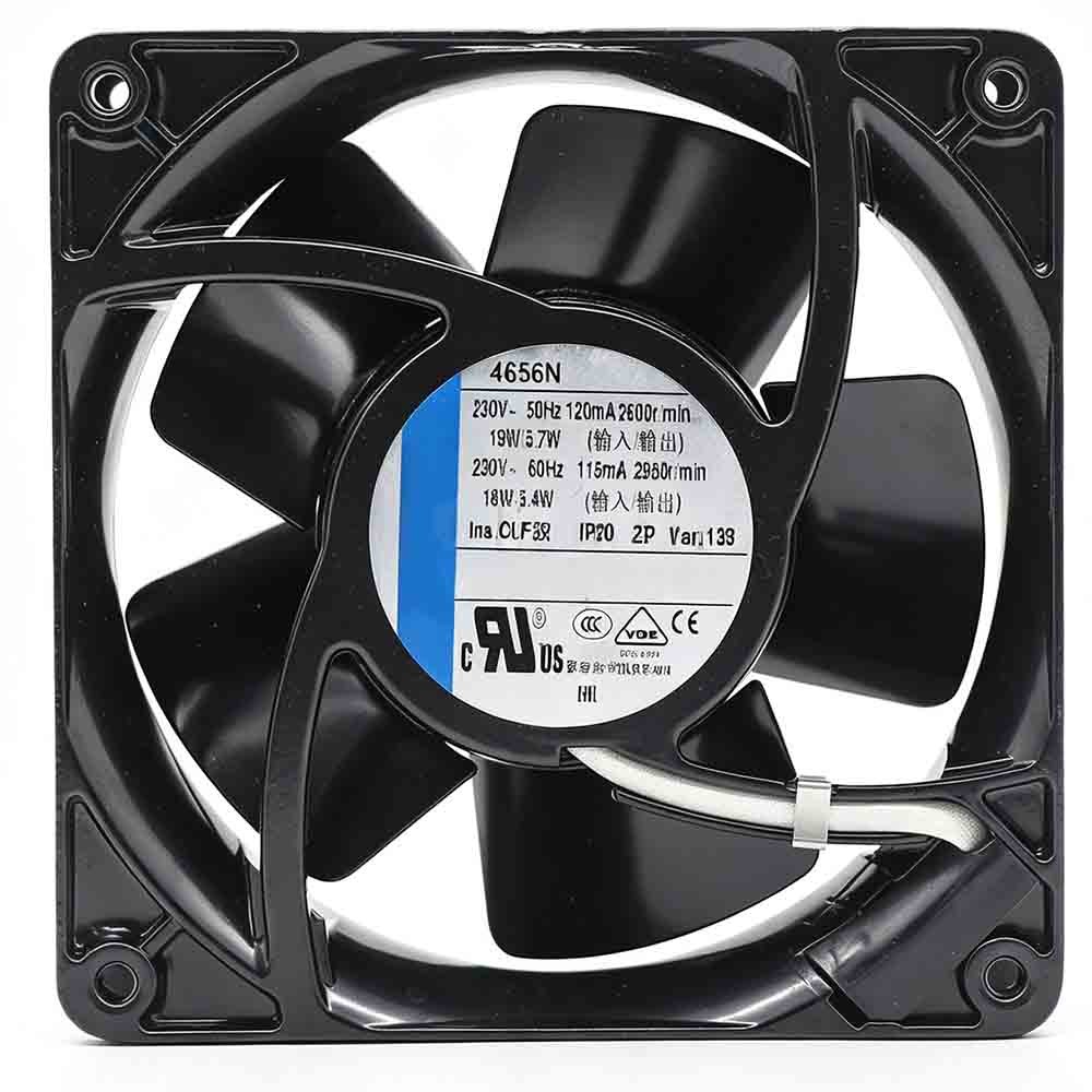 Cabinet Cooling Fan For Ebmpapst 4656N Axial Fan 230V 115mA 119x119x38mm