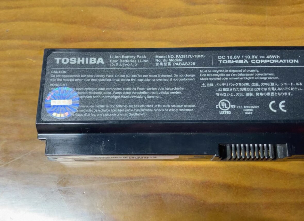 Genuine PA3817U-1BRS Battery for Toshiba Satellite L745 L750 L755 L755D 48Wh NEW