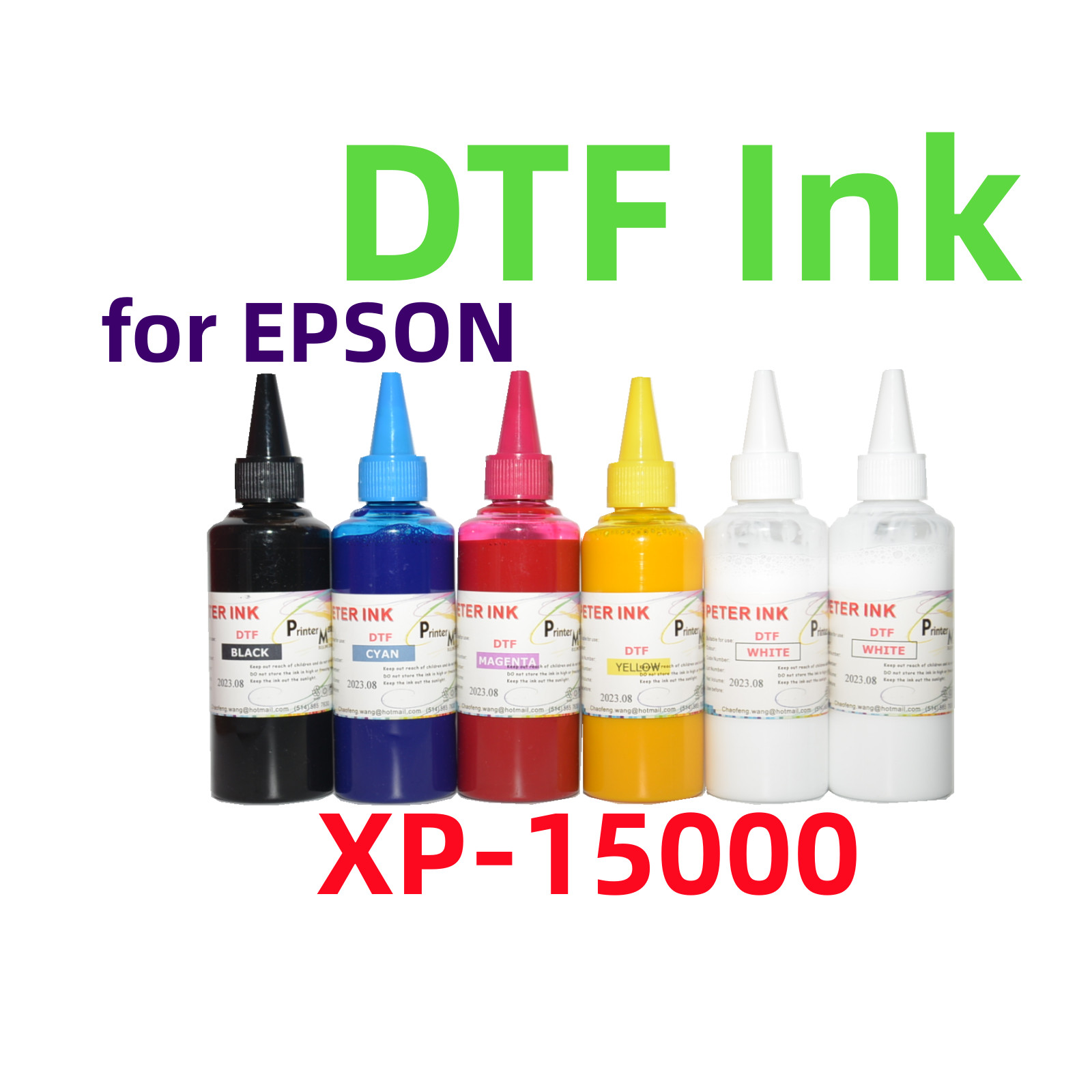 6X100ML Premium DTF refill Ink for Printer L1800 L800 L805 ET8550 ET8500 *