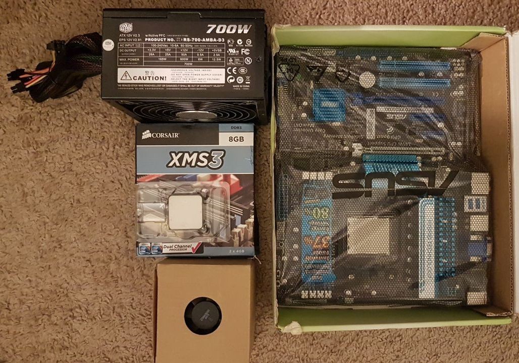 RARE VINTAGE KIT: AMD Phenom II X6 1090T + Asus M4A89GTD PRO + 700W PSU - NEW/OP