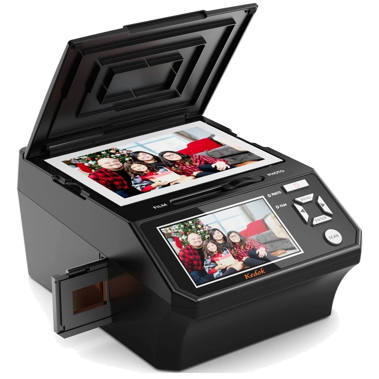 22MP Photo and Negative Scanner with 5" LCD - Effortlessly Digitize Memories