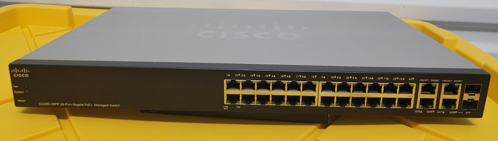 Cisco Small Business Smart SG300-10SFP-K9 Switch Managed 28-Port Gigabit PoE+