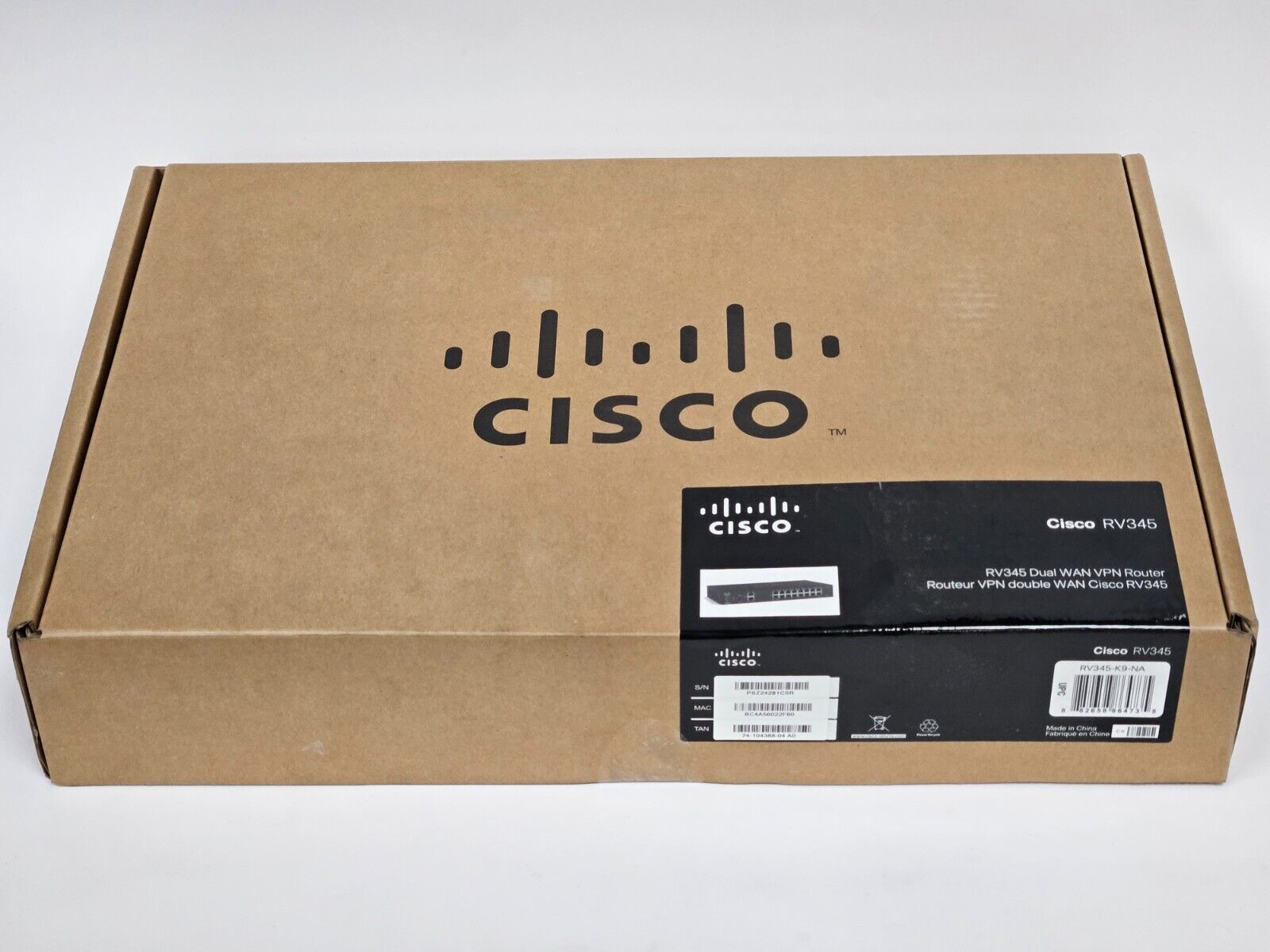 Cisco RV345 Dual WAN Gigabit VPN Router - NEW IN BOX