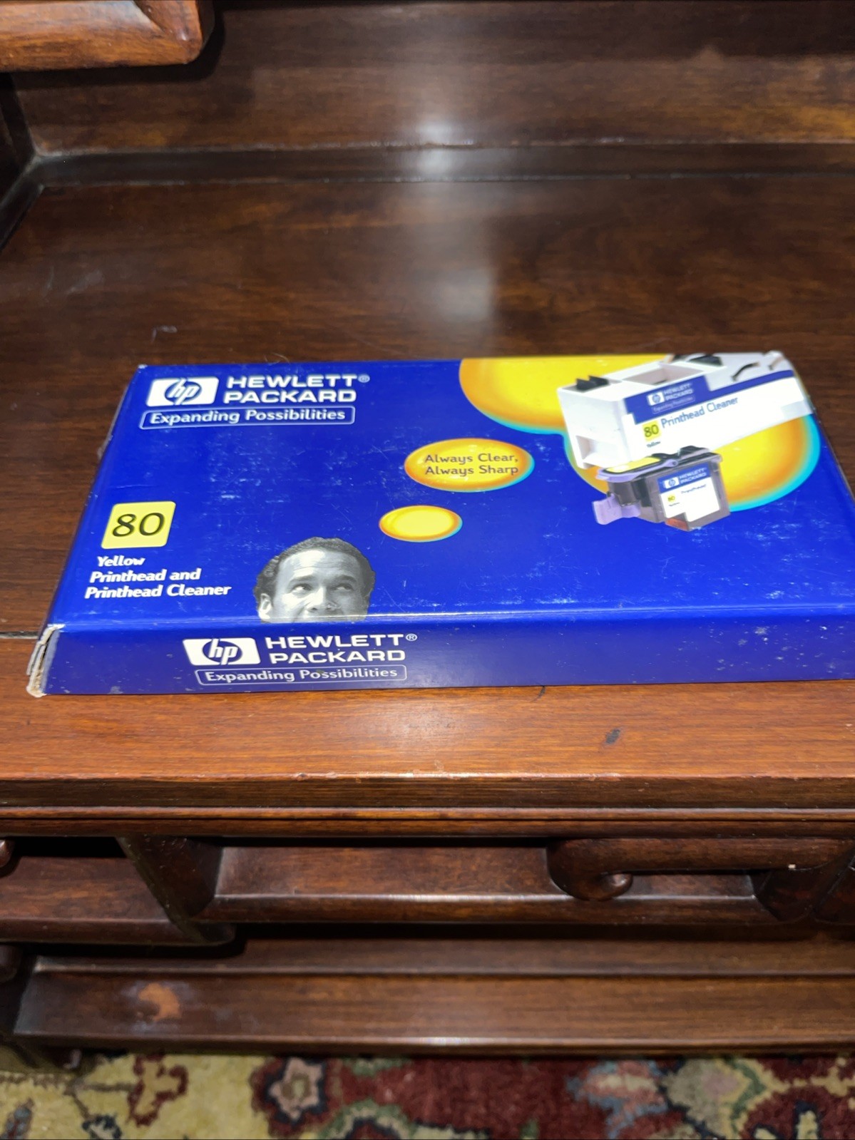 HP C4823A 80 Yellow Printhead/Cleaner  DJ 1000 1050 Genuine New OeM 
