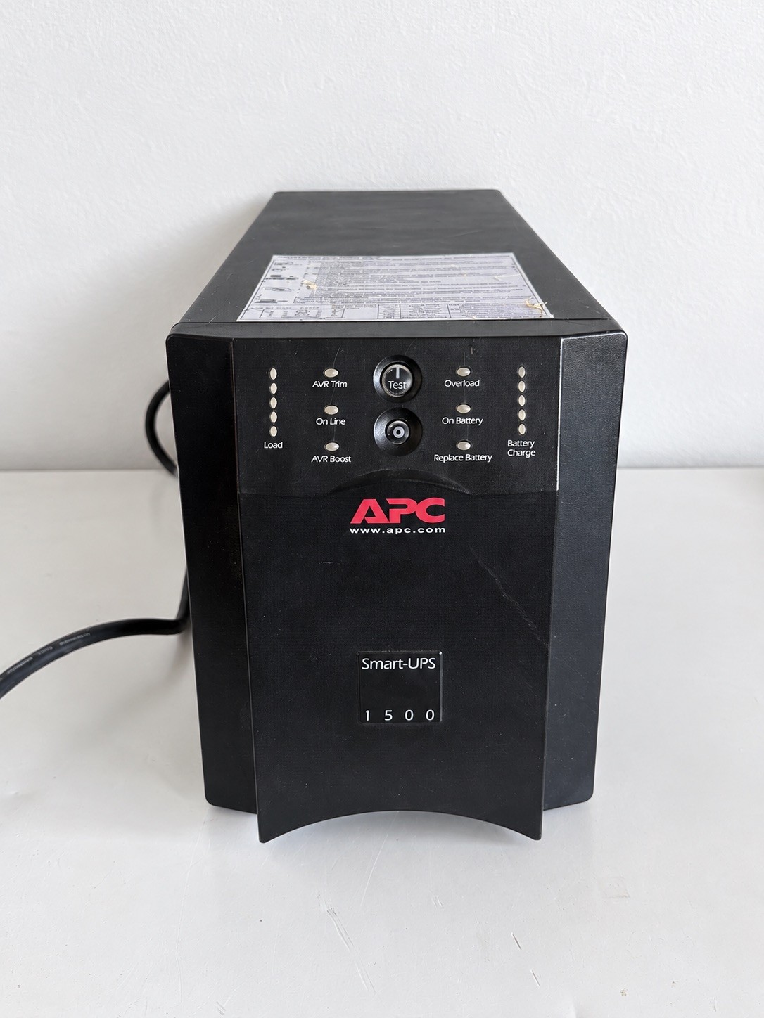 APC SUA1500 Smart-UPS Uninterruptible Power Supply 1500VA 980W 120V No Batteries