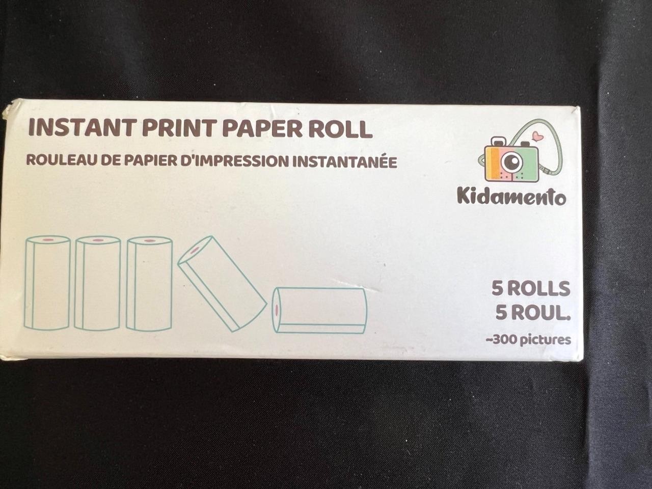 KIDAMENTO INSTANT PRINT PAPER ROLL- 2 ROLLS