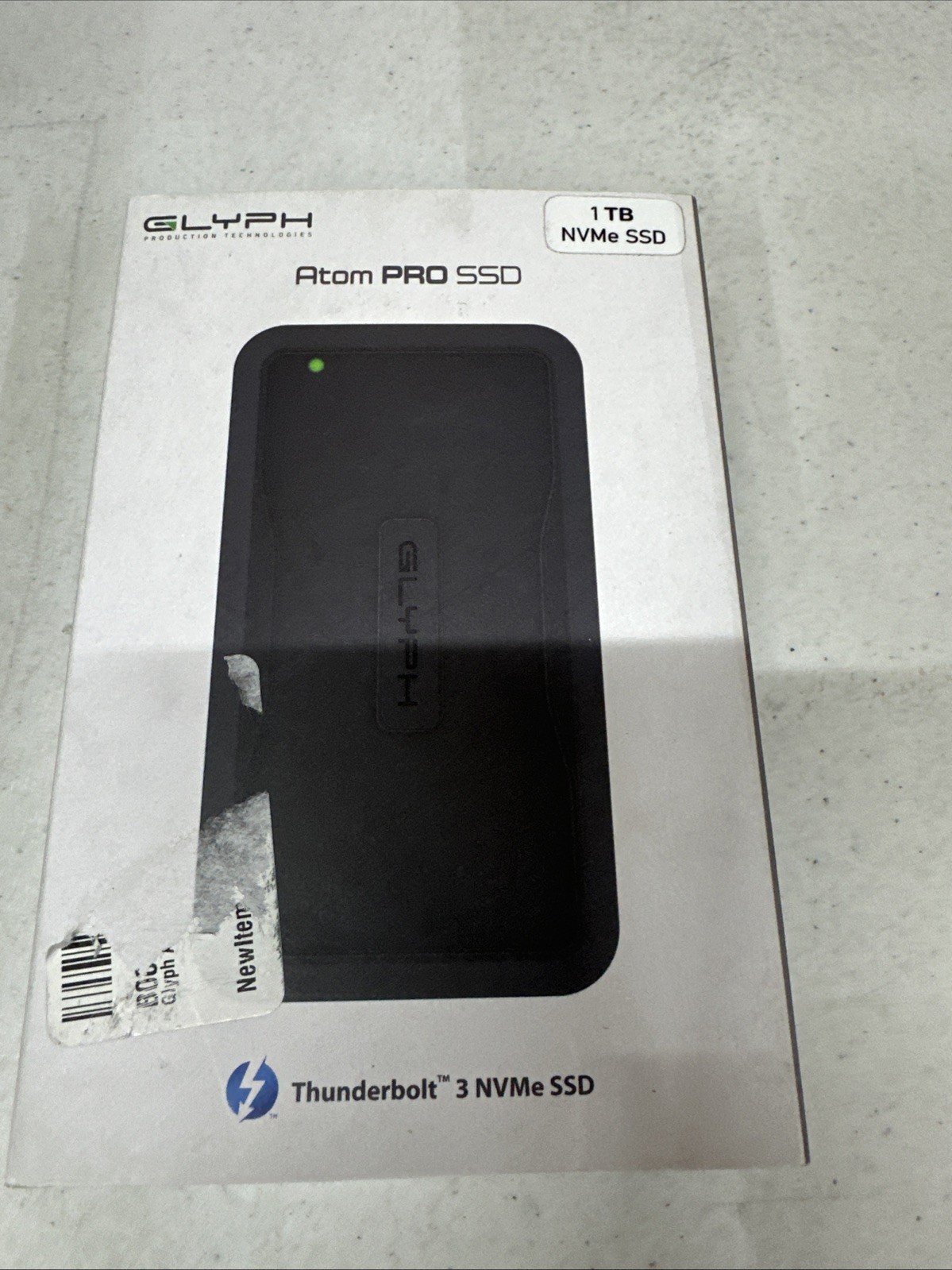 Glyph Technologies 1TB Atom Pro NVMe Thunderbolt 3 SSD
