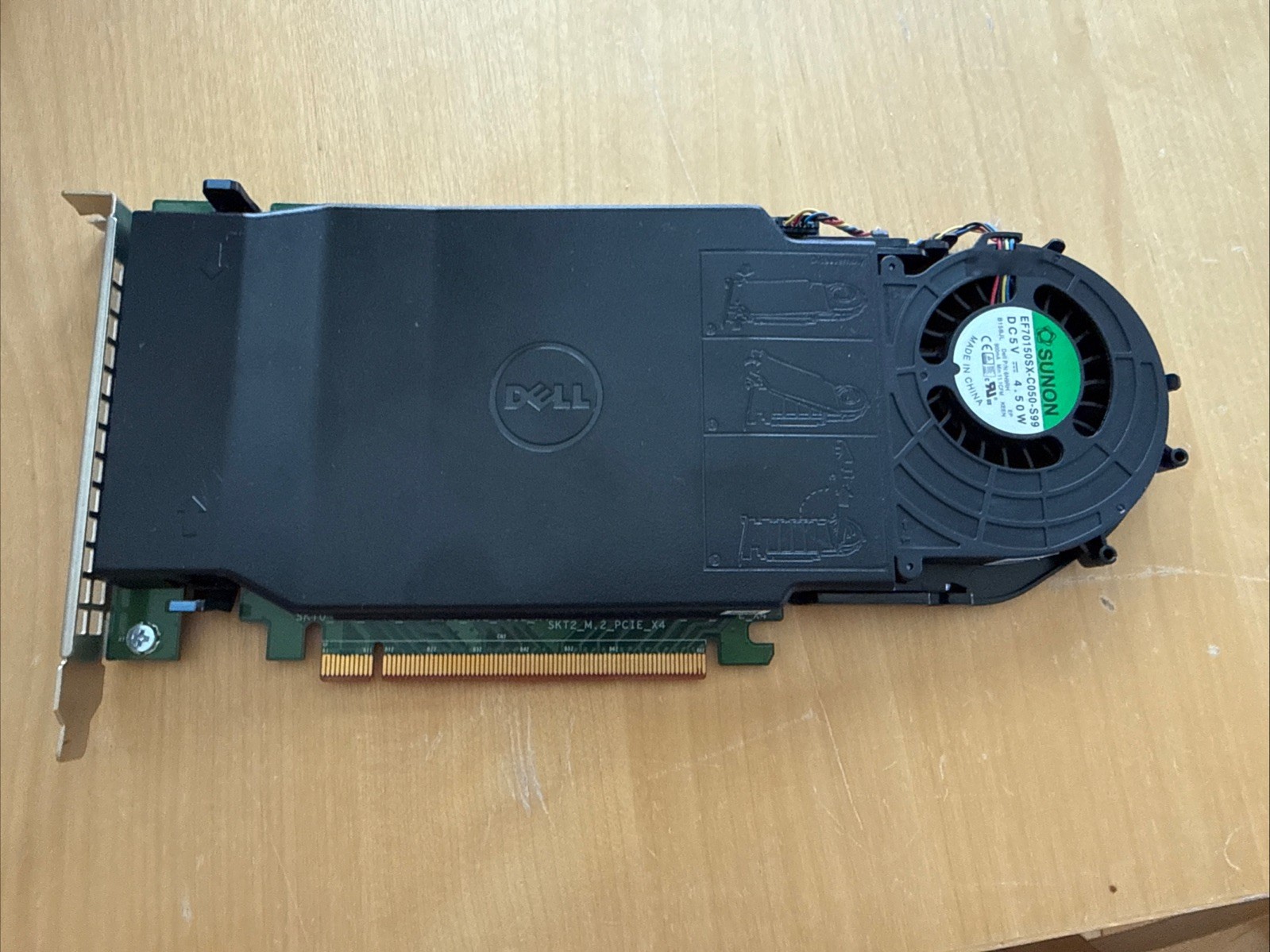 Dell DPWC400 Quad M.2 PCIe Solid State Drive Adapter Card P/N:080G5N 06N9RH